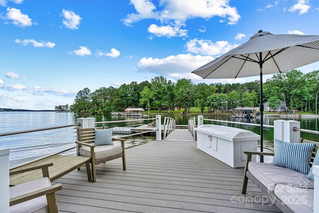 8218 Bright Water Ln, Denver, NC 28037 - dock with a water view