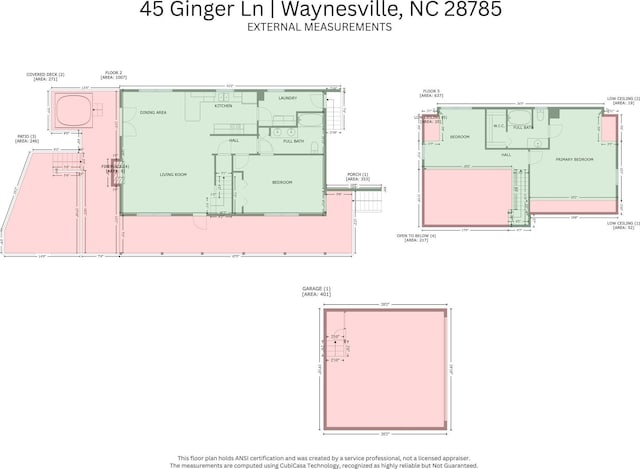 45 Ginger Ln, Waynesville, NC 28785 - room layout