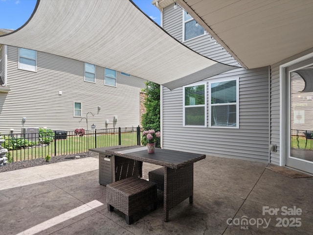 1305 Kings Grove Dr, York, SC 29745 - view of patio / terrace with fence and outdoor dining space