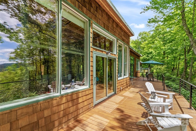 319 Twilight Way, Burnsville, NC 28714 - view of deck
