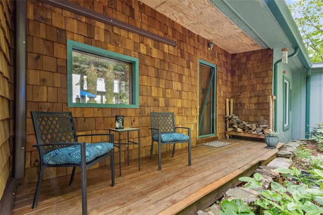 319 Twilight Way, Burnsville, NC 28714 - view of wooden terrace