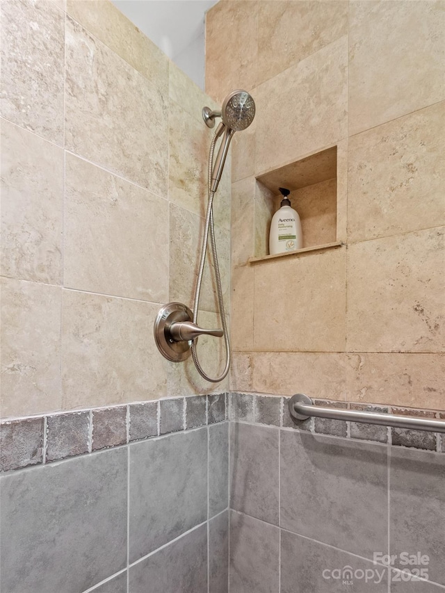 319 Twilight Way, Burnsville, NC 28714 - bathroom view of tiled shower
