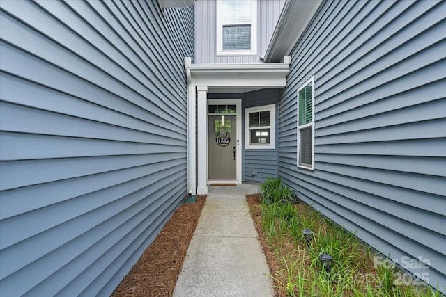 view of entrance to property