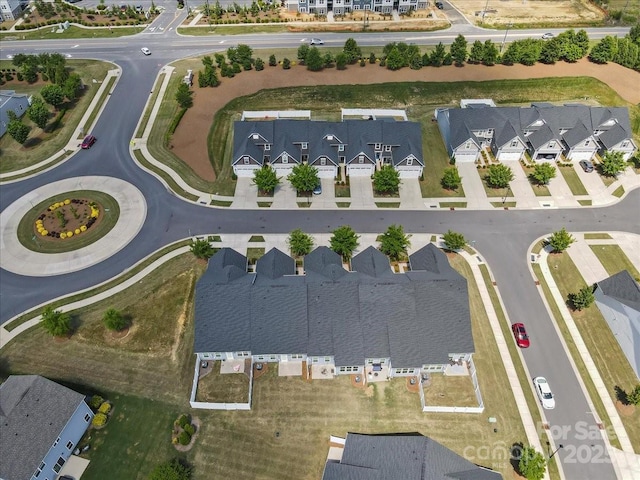 aerial overview of property's location featuring nearby suburban area