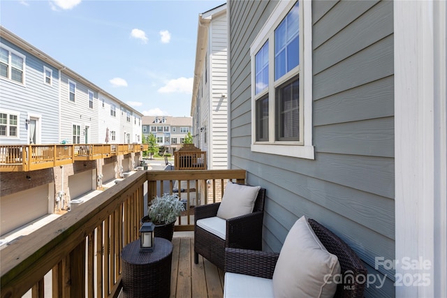9521 Ainslie Downs St, Charlotte, NC 28273 - balcony with a residential view