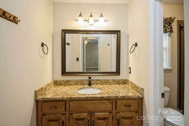 16612 Grapperhall Dr, Huntersville, NC 28078 - bathroom featuring vanity and toilet