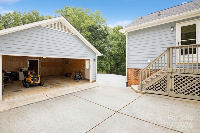 16612 Grapperhall Dr, Huntersville, NC 28078 - view of detached garage
