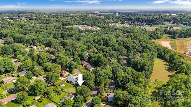 1940 12th St NE, Hickory, NC 28601 - view of property location with a heavily wooded area