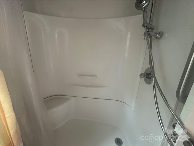 bathroom view of a shower