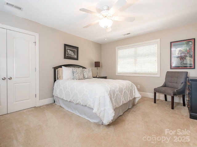 7040 Edenderry Dr, Charlotte, NC 28270 - carpeted bedroom featuring baseboards and ceiling fan