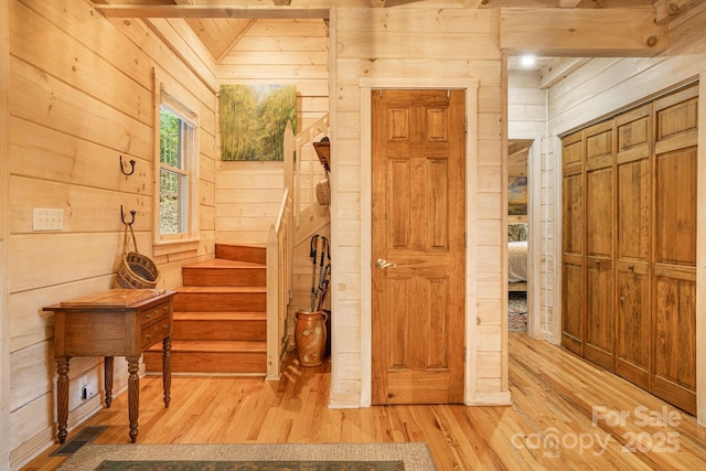 60 Laurel Ln, Mars Hill, NC 28754 - relaxing sauna / steam room featuring wood walls, wood finished floors, and wooden ceiling
