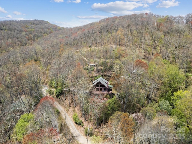 16 Sutton Knob Rd, Maggie Valley, NC 28751 - bird's eye view of a heavily wooded area and mountains