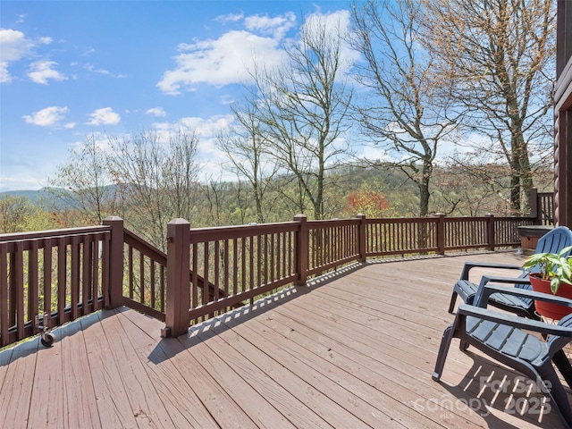 16 Sutton Knob Rd, Maggie Valley, NC 28751 - view of wooden terrace