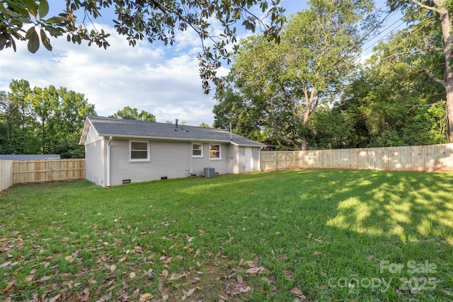 4042 Uppergate Ln, Charlotte, NC 28215 - back of property with central air condition unit and brick siding