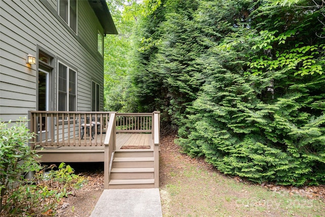 4 Yellow Owl Ct, Biltmore Lake, NC 28715 - view of wooden deck