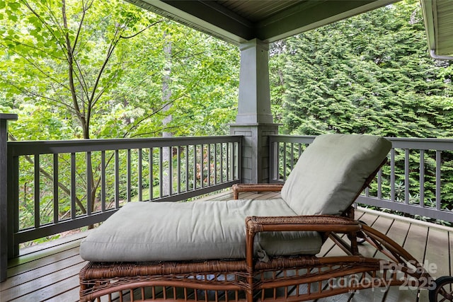 4 Yellow Owl Ct, Biltmore Lake, NC 28715 - view of wooden terrace