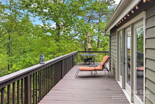 1795 Mckenzie Way N Unit 505, Old Fort, NC 28762 - deck with outdoor dining space