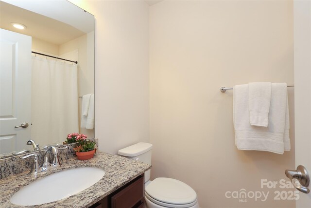 1809 Evergreen Dr, Charlotte, NC 28208 - bathroom with toilet and vanity