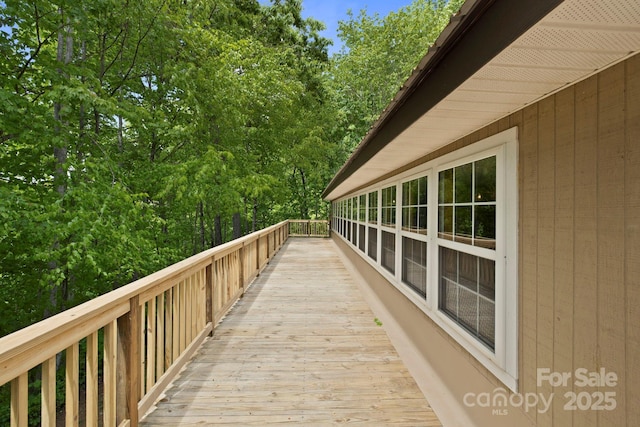 909 Pearson Falls Rd, Saluda, NC 28773 - view of wooden terrace