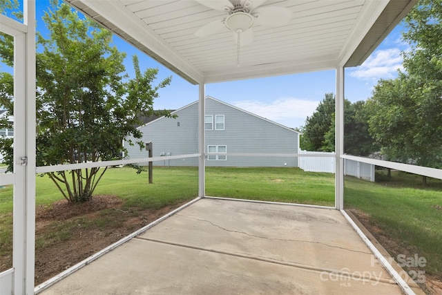 5076 Newport Lakes Dr, Rock Hill, SC 29732 - view of patio / terrace featuring a ceiling fan