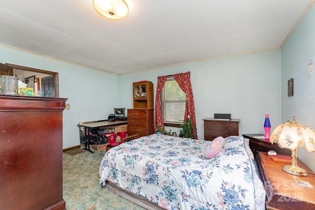 2556 Salem Church Rd, Lincolnton, NC 28092 - carpeted bedroom featuring ornamental molding and baseboards