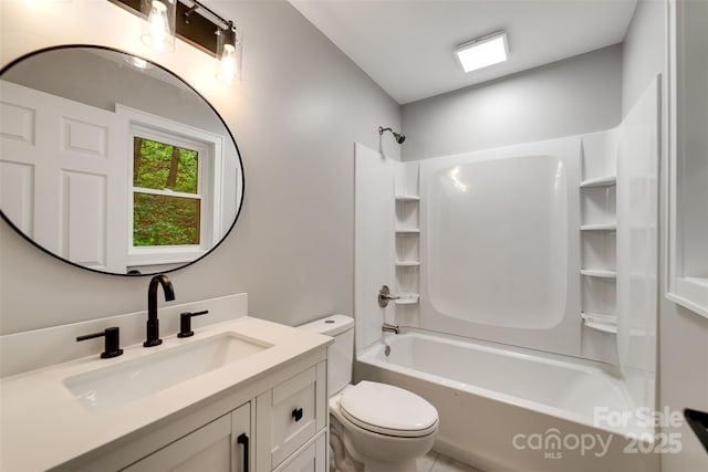 16 Arkansas Trl, Cullowhee, NC 28723 - bathroom featuring toilet, shower / bath combination, and vanity
