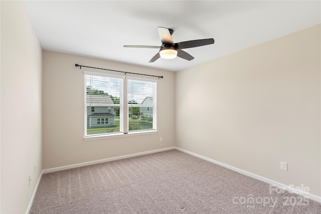 3211 Gilroy Dr, Fort Mill, SC 29707 - carpeted spare room with ceiling fan and baseboards