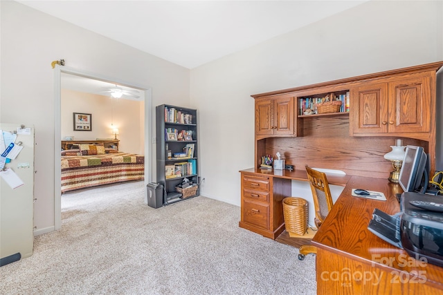 121 W Ashe Bridge Rd W, Marion, NC 28752 - office featuring carpet and ceiling fan