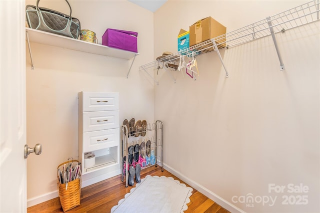 121 W Ashe Bridge Rd W, Marion, NC 28752 - spacious closet featuring wood finished floors