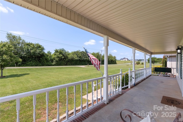 4916 Ritchie Rd, Lincolnton, NC 28092 - covered porch featuring a lawn