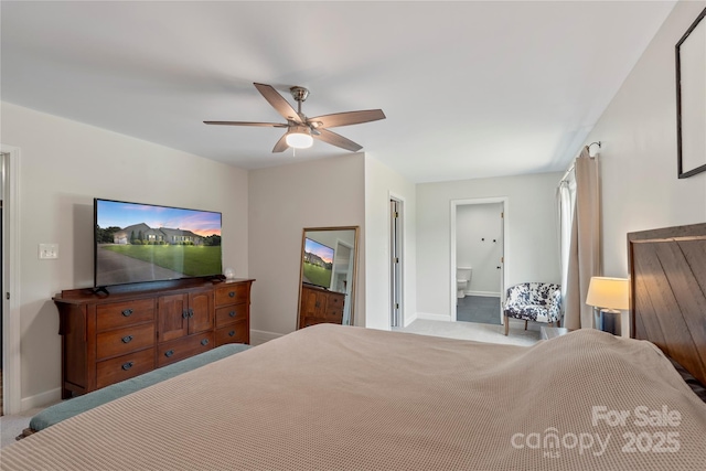 4916 Ritchie Rd, Lincolnton, NC 28092 - bedroom with carpet floors, baseboards, and ceiling fan