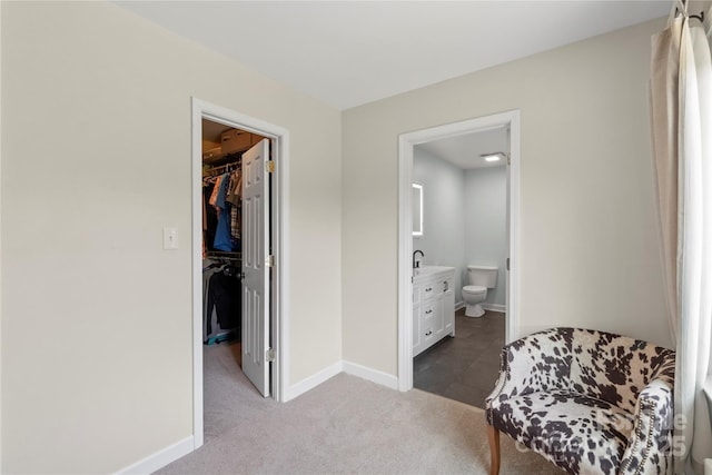 4916 Ritchie Rd, Lincolnton, NC 28092 - sitting room with baseboards and carpet floors