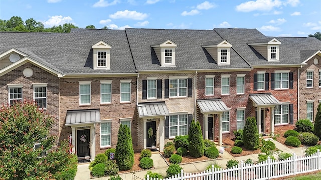 4313 Courtly Ln, Belmont, NC 28012 - view of property with brick siding and a shingled roof