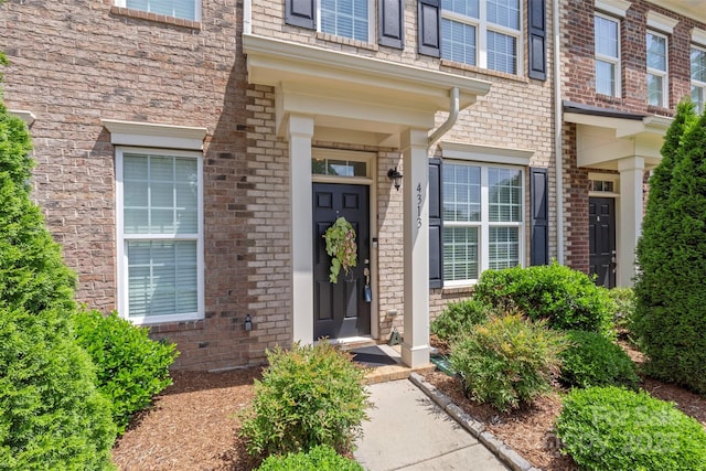 4313 Courtly Ln, Belmont, NC 28012 - entrance to property featuring brick siding