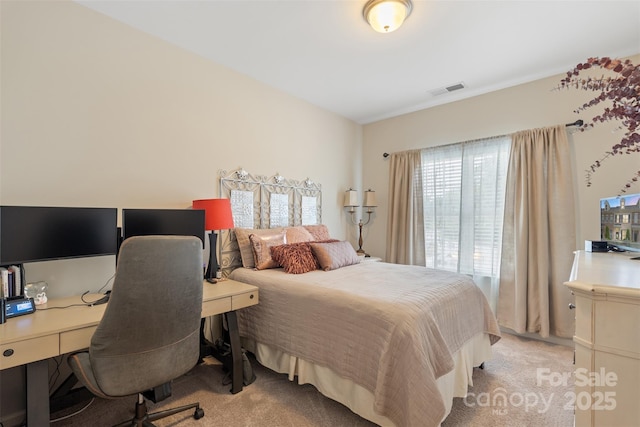 4313 Courtly Ln, Belmont, NC 28012 - bedroom featuring light colored carpet, multiple windows, and an office area