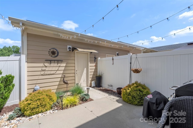 4313 Courtly Ln, Belmont, NC 28012 - view of side of property with fence and a patio area