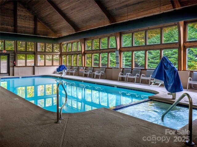 view of indoor pool