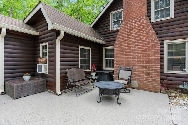 3763 Laurel Heights Dr, Morganton, NC 28655 - view of patio featuring cooling unit