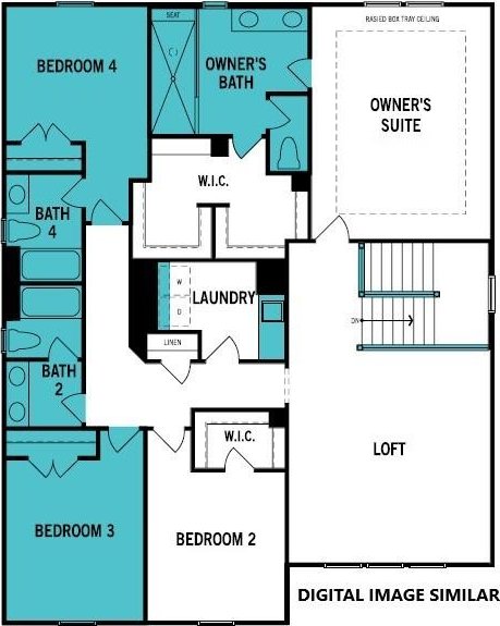 9945 Cask Way, Huntersville, NC 28078 - room layout