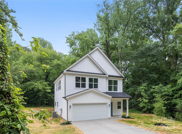 515 Dixie Dr, Mooresville, NC 28115 - view of front of home featuring an attached garage and concrete driveway