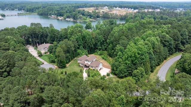 4616 Gold Finch Dr, Denver, NC 28037 - aerial view of property's location with a nearby body of water and a forest