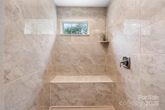 4616 Gold Finch Dr, Denver, NC 28037 - bathroom featuring a tile shower