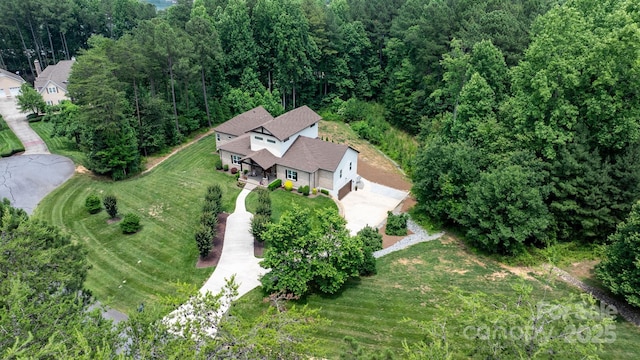 4616 Gold Finch Dr, Denver, NC 28037 - view of property location with a heavily wooded area