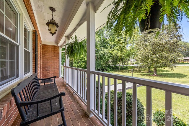 2076 Junction Rd, Mocksville, NC 27028 - balcony featuring a porch