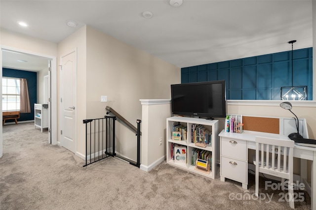 5014 Forest Hills Pl, Fort Mill, SC 29707 - rec room with carpet floors and baseboards
