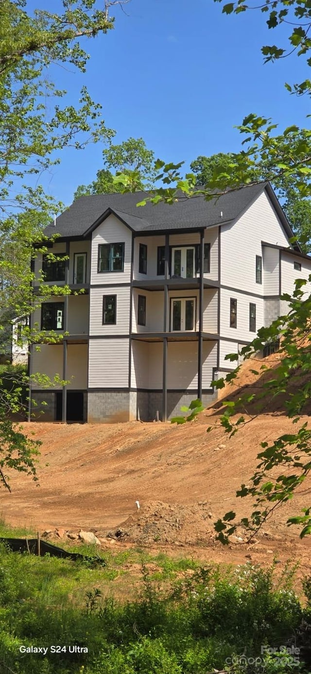 view of back of property