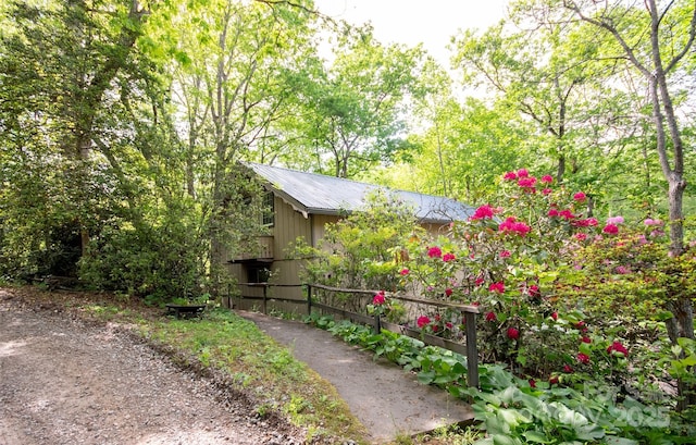 37 Geneva Cir Unit 1/2, Franklin, NC 28734 - view of property exterior with a metal roof
