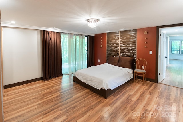 37 Geneva Cir Unit 1/2, Franklin, NC 28734 - bedroom with light wood-type flooring and baseboards