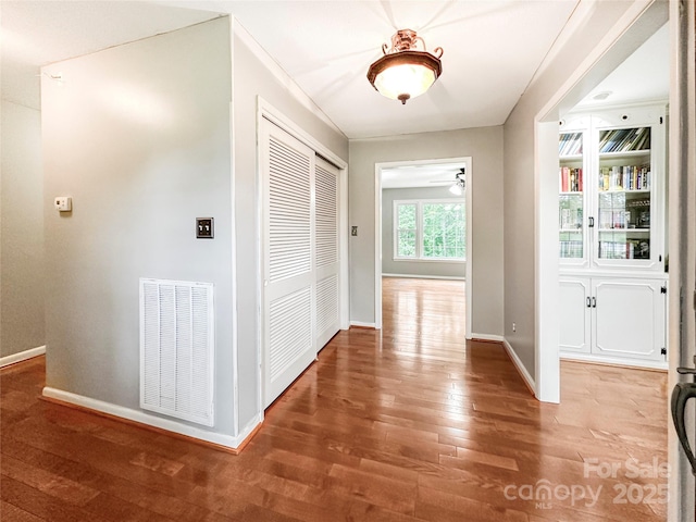200 Woodside Dr, Morganton, NC 28655 - corridor featuring baseboards and wood finished floors