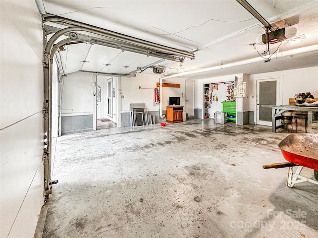 200 Woodside Dr, Morganton, NC 28655 - garage featuring a garage door opener